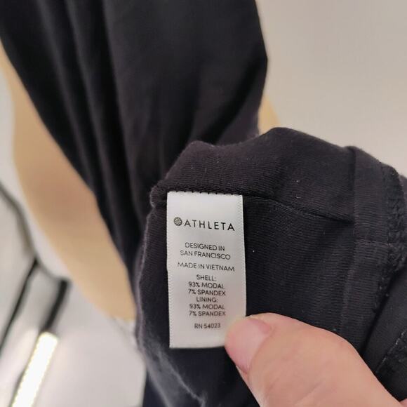 Athleta Womens Sleeveless Dress Black Size S - Picture 12 of 13